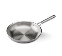 Castey - Sartén de Trimetal Malmö, Modelo M-S24, Tamaño 24 cm, Tricapa de Acero Inoxidable, Base Full Induction, Apta para Todas las Cocinas