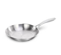 Castey - Sartén Inox Essentials, Modelo E-S24, Color Plata, Tamaño 24 cm, Acero inoxidable, Acabado Elegante, Resistente al desgaste, Apta para Todas las Cocinas