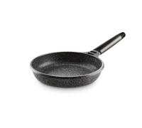 Castey - Sartén Stone Ceramic 24 cm, Acabado Negro, Mango Desmontable Gris Antracita, Aluminio Fundido, Antiadherente Cerámico Durion PFAS Free, Full Induction, Apta para Todas las Cocinas