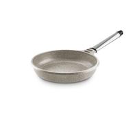 Castey - Sartén Stone Ceramic 26 cm, Acabado Gris, Mango Desmontable de Acero Inoxidable, Aluminio Fundido, Antiadherente Cerámico Durion PFAS Free, Full Induction, Apta para Todas las Cocinas