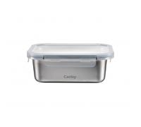 Castey SCA800 Contenedor Inox Rectangular 800ML Con Tapa Hermética