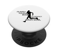 Castiga tu Cuerpo para perfeccionar tu Alma Corriendo PopSockets PopGrip Adhesivo