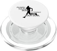 Castiga tu Cuerpo para perfeccionar tu Alma Corriendo PopSockets PopGrip para MagSafe