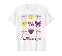 Castilla Y León Coquette Bow Girls Camiseta