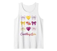 Castilla Y León Coquette Bow Girls Camiseta sin Mangas