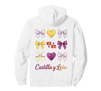Castilla Y León Coquette Bow Girls Sudadera con Capucha