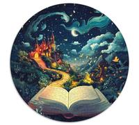 Castillo 1000p Rompecabezas Redondo Adultos-Niños Dreamy Circular Puzzle Niños: Juegos EduGatoivos Tapete Portátil Juguete EduGatoivo 1000pcs (67.5x67.5cm)