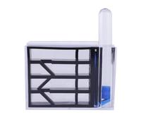 Castillo acrílico de Granja de Hormigas: Entorno de Vida multizona y hábitat de Nido for Hormigas vivas, Juguete científico Educativo Caja para Hormigas(Noir)