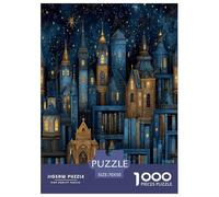 Castillo and Libros Rompecabezas Imposible,desafío for Adults Interesante Juego EduGatoivo 1000 Piezas Obra De Arte De Juego De para Adultos Y Niños Mayores De 12 Años 70x50cm/1000pcs