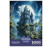 Castillo Azul Puzzle De 1000 Piezas, Moderno DIY,Entretenimiento Creativo para Adultos Y Niños Mayores De 12 Años Un Rompecabezas Desafiante - Decoración del Hogar 70x50cm/1000pcs