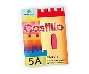 Castillo cálculo nº5A - Multiplicar por una cifra (C.MATEMATICAS PRIMARIA)