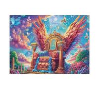 Castillo Celestial en Las Nubes Rompecabezas 500 Piezas Cartón Resistente para Mayores Reunión Familiar Juegos Desarrollo Lógica Detalle San Valentín Calidad 500 PCS
