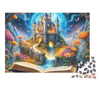 Castillo de Cuentos Puzzle de 1000 Piezas Papel para Adultos Libro Historia Relajación Familiar 38x26cm/1000pcs