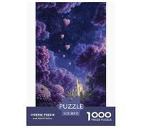Castillo de Fantasía Puzzle 3D De Papel 52x38cm/1000pcs Relajación Creativa Categoría Educativa para Niños Regalo De Decoración Hogareña