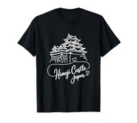 Castillo de Himeji, Japón Signature Heart Art - Recuerdo Camiseta