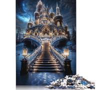 Castillo de Invierno Encantado: 1000 Rompecabezas para Adultos, desafío Relajante, Juguete difícil para niños a Partir de 12 años, 1000 Piezas (75 x 50 cm)