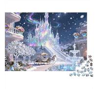 Castillo de Invierno Fantasía Puzzle 1000 Piezas Cartón Reciclado para Adultos Regalo Cumpleaños para Relajarse Oferta Mejor Regalo 52x38cm/1000pcs