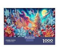 Castillo de Invierno Puzzle Imposible,desafío for Adults Interesante Entretenimiento Creativo 1000 Piezas Obra De Arte De Juego De para Adultos Y Niños A Partir De 12 Años 52x38cm/1000pcs