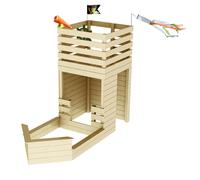 Castillo de juego soulet hacker de madera 315x228x133 cm