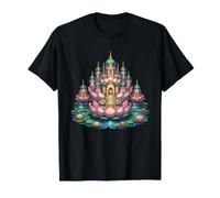 Castillo de Loto Encantado Reino del Lirio de Agua Camiseta