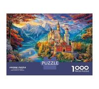 Castillo de Neuschwanstein Rompecabezas 1000 Piezas De Lógica - para Adultos, Niños Y Toda La Familia, Puzzle Juego Didáctico, 70x50cm/1000pcs
