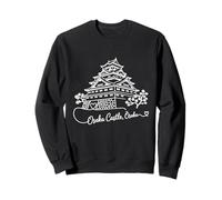 Castillo de Osaka, Osaka, Japón Signature Heart Art - Recuerdo Sudadera