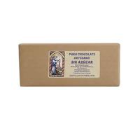 Castillo de Peñalver: Chocolate Puro Sin Azúcar Añadido (125g) - Cacao Negro Intenso - Apto para Diabéticos y Keto - Tableta Gourmet Artesana - Disfruta sin Culpa
