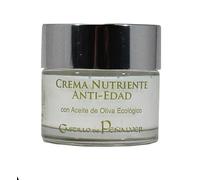 Castillo de Peñalver - Crema Nutriente Antiedad Facial de Aceite de Oliva Virgen Extra - 50ml - Hidratación Profunda con Vitamina E - Tratamiento Reafirmante para Piel Seca y Madura