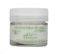 Castillo de Peñalver - Gel Crema Regenerador de Baba de Caracol y Propóleo - 50ml con FPS 10 - Tratamiento Reparador para Manchas, Marcas de Acné y Arrugas - Hidratante No Graso