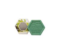 Castillo de Peñalver - Jabón Hexagonal de Miel y Aroma Flor de Oliva - Pastilla Vegetal 100g con Karité y Aceite de Almendras - Nutrición Intensa y Frescura Mediterránea