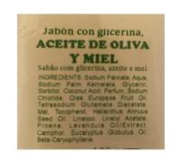 CASTILLO DE PEÑALVER - Jabón Vegetal de Glicerina, Aceite de Oliva Virgen Extra y Miel (100g) - Ecológico, Sin Sulfatos ni Parabenos - Uso Diario