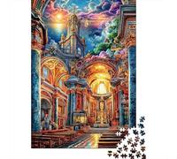 Castillo de Praga Puzzle 1000 Piezas para La Familia-Rompecabezas Difícil, Apto para Adultos Y Adolescentes A Partir De 12 Años 38x26cm/1000pcs
