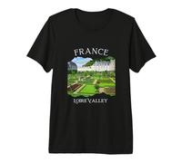 Castillo en Valle del Loira, Francia Vacaciones Europeas Souvenir Camiseta Premium