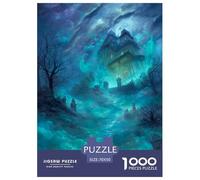 Castillo Encantado Puzzles 1000 Piezas Juego De Reto Juguete Adultos Y Niños Cielo Fantástico Juego Educativo Aprendizaje Creativo Regalo Decoración Hogar 70x50cm/1000pcs