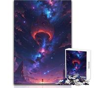 Castillo Flotante en Las Estrellas, Rompecabezas de 1000 Piezas para Adolescentes, Divertido Juego de Aprendizaje Mental, Regalo Festivo reflexivo, tamaño 38x52cm