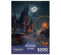 Castillo Gótico Puzzles Imposible,desafío for Adults Interesante Entretenimiento Creativo 1000 Piezas Obra De Arte De Juego De para Adultos Y Niños A Partir De 12 Años 38x26cm/1000pcs