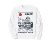 Castillo Himeji Sakura Japón Sudadera