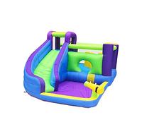 Castillo inflable con tobogán, equipo de juegos al aire libre, trampolín, parque acuático, 465 x 285 x 205 cm