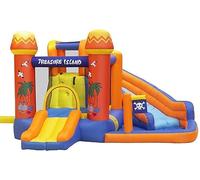 Castillo inflable para parque acuático, tobogán, trampolín, 340 x 330 x 195 cm, PVC, interior y exterior