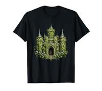 Castillo Jardín Gótico Reino Encantado Fantasía Camiseta