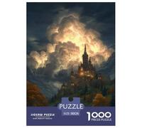 Castillo Landscape Rompecabezas Imposible,desafío para Adultos Interesante Juego EduGatoivo 1000 Piezas Obra De Arte De Juego De para Adultos Y Niños Mayores De 12 Años 38x26cm/1000pcs