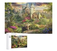 Castillo Mágico Puzzle 1000 Piezas Juguete Educativo Familiar3D Rompecabezas para Niños A 14 Años Y Adultos Desafío Impossible DIY Creativo 1000 PCS