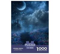 Castillo mágico Puzzle De 1000 Piezas 38x26cm/1000pcs Estelar Juego Relajante Creativo Educativo Y Decoración Hogareña Regalo Adecuado para Familias