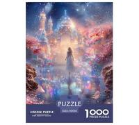 Castillo Mágico Puzzles 1000 Piezas Juego De Reto Juguete Adultos Y Más De 12 Años Estelar Juego De Puzzle Reto Educativo Tiempo Libre Regalo Decoración Hogar 70x50cm/1000pcs