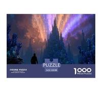 Castillo Misterioso Puzzle 3D 52x38cm/1000pcs Juego Relajante Creativo Categoría Educativa para Adultos Decoración Y Regalo