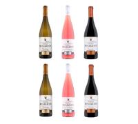 Castillo Monjardin, Colección Clásicos Navarra: 2 botellas Chardonnay joven, 2 botellas Rosado del Alba, 2 botellas Garnacha, Pack de 6 Botellas D.O. Navarra