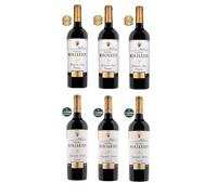 Castillo Monjardin, Colección Crianzas de Autor. Set de 6 Botellas de Vino Tinto Crianza D.O. Navarra: 3 botellas Deyo Merlot de Autor y 3 botellas "Los Altos" Tempranillo Selección.