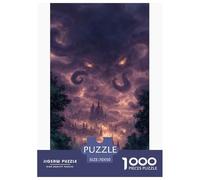 Castillo Oscuro Puzzle 3D De Papel 70x50cm/1000pcs Creativo Y Educativo Relajarse Y Decorar Regalo De Calidad para Todos