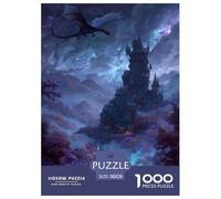 Castillo Oscuro Puzzles Imposible,desafío for Adults Interesante Entretenimiento Creativo 1000 Piezas Obra De Arte De Juego De para Adultos Y Niños Mayores De 12 Años 38x26cm/1000pcs