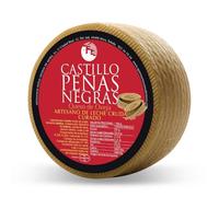 CASTILLO PEÑAS NEGRAS Queso de Oveja | Curado de Leche Cruda | Artesanos Premiados | Gourmet, caducidad 1 año | Queso de Oveja | 2,8 kg aprox.